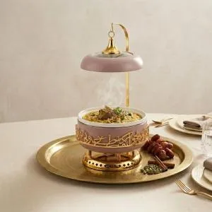 Serving Buffet - L From Jiwar -  Purple + Gold MS Department Store Oman