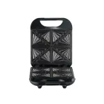 2-In-1 Sandwich Maker With 2 Detachable Plate - Black MS Department Store Oman
