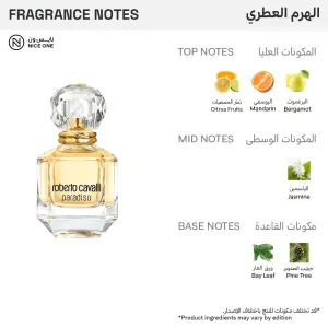 Roberto Cavalli Paradiso EDP-75ml  (Women) MS Department Store Oman