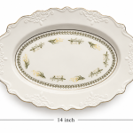 Solecasa-Ovel Plate- 14 Inches  MS Department Store Oman