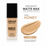 Matte Max High Coverage Foundation Spf 20 - Honey MS Department Store Oman