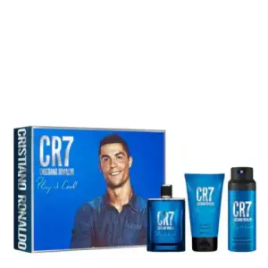 Cristiano Ronaldocr7 Play It Cool Edt-100Ml + Shower Gel 150Ml + Body Spray 150Ml MS Department Store Oman