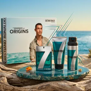 Cristiano Ronaldo Cr7 Origins Eau De Toilette-100Ml + Shower Gel 150Ml + Body Spray 150Ml MS Department Store Oman