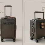 Pierre Cardin Uppter Pc Wide Trolley Aluminium Frame Case 20" Grey MS Department Store Oman