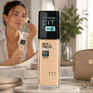 Maybelline Fit Me Foundation Matte Poreless Spf 111 - Lw MS Department Store Oman