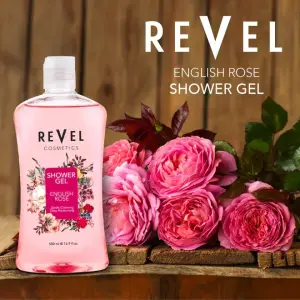 English Rose Shower Gel – 1000Ml (New Design / Curve Btl)  MS Department Store Oman