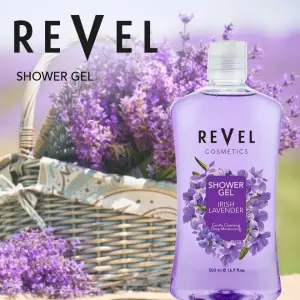 Irish Lavender Shower Gel – 1000Ml (New Design / Curve Btl)  MS Department Store Oman