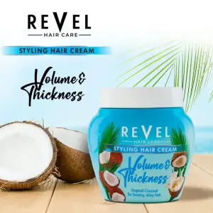 Volume & Thickness Tropical Coconut Styling Hair Cream -400Ml  MS Department Store Oman