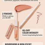 Sheglam Soft 90'S Glam Lip Liner And Lip Duo Set-Haute Cocoa MS Department Store Oman
