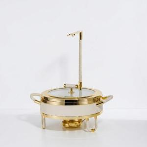 AL FURSAN  3.5L FOOD WARMER GOLD & WHITE MS Department Store Oman