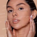 Sheglam Skin-Focus High Coverage Powder Foundation-Peach MS Department Store Oman