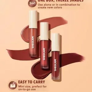 Sheglam Matte Allure Mini Liquid Lipstick Set-Private Tou MS Department Store Oman