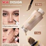 Sheglam Precision Sculpt Liquid Contour Duo-Tawny Amber MS Department Store Oman