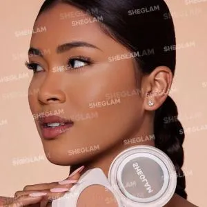 Sheglam Skin-Focus High Coverage Powder Foundation-Almond MS Department Store Oman
