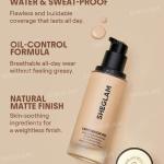 Sheglam Complexion Pro Long Lasting Breathable Matte Foundation-Porcelain MS Department Store Oman