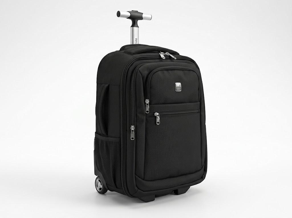 WIRES 18" TROLLEY BACKPACK BLACK MS Department Store Oman