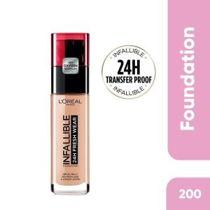 Loreal Lomu Infalliable 24H Foundation 200 Golden Sand MS Department Store Oman