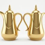 REGAL 1.0Ltr. + 1.0Ltr. P / B  Vacuum Flask Set[Full Golden]