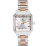 Daniel Klein Women'S Two-Tone Stainless Steel Square Analog Wrist Watch – Silver & Rose Gold MS Department Store Oman