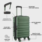 Antler Juno 2 Dlx Trolley 4W S   - 20" Forest Green MS Department Store Oman