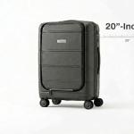 Antler Sofia Pp 4W Trolley S   Cabin With Front Pocket 20" - D.Grey MS Department Store Oman