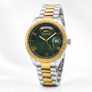 Slazenger Emerald Gold Day-Date Watch MS Department Store Oman