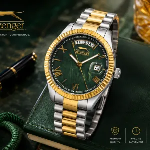 Slazenger Emerald Gold Day-Date Watch MS Department Store Oman