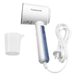 Panasonic Handheld Garment Steamer, 1570W, White MS Department Store Oman