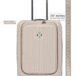 Verage Rome Monti Pp Trolley 4W   24" All With Front Pocket-Champagne MS Department Store Oman