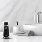 Dispenser Aerosol-Lcd Voltalia Black With Logo (And.Device) MS Department Store Oman