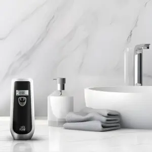Dispenser Aerosol-Lcd Voltalia Black With Logo (And.Device) MS Department Store Oman
