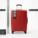 Verage Diamond Pp Trolley   25"Red MS Department Store Oman