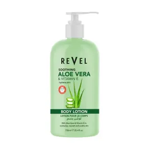 Body Cream Aloe Vera & Vitamin C & E  750Ml  MS Department Store Oman