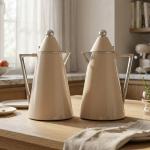 REGAL0.5Ltr. + 1.0Ltr. V-Flask Set [Pearl Beige ] MS Department Store Oman