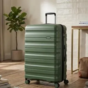 Antler Juno 2 Dlx Trolley 4W S   - 24 "Forest Green MS Department Store Oman