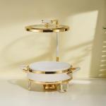 AL FURSAN  3.5L FOOD WARMER GOLD & WHITE MS Department Store Oman