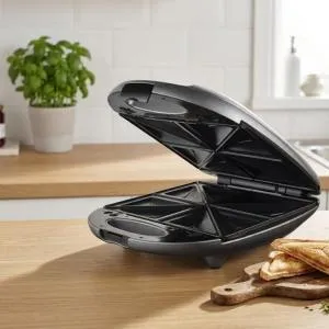 Sandwich Maker 3 With Interchangeable Plates - Silver MS Department Store Oman