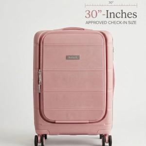 Antler Sofia Pp 4W Trolley S Cabin With Front Pocket 30" - Peach MS Department Store Oman