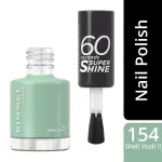 Rimmel 60 Seconds Summer Shimmer-154 Shell Yeah! (Lime Green) MS Department Store Oman