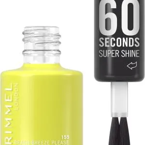 Rimmel 60 Seconds Summer Shimmer-155 Beach Breeze Please (Mint Green) MS Department Store Oman