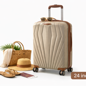 Pierre Cardin Capri Pp Trolley S 24" Champagne MS Department Store Oman