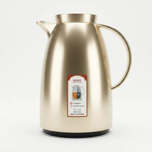 REGAL 1.0Ltr. P/B Flask Matt Gold Chrome Body MS Department Store Oman