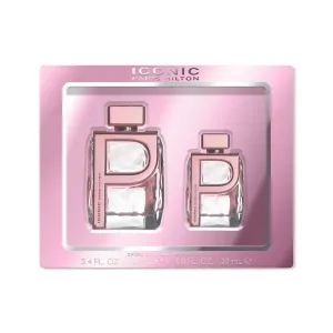 Paris Hilton Iconic EDP-100ml + EDP 30ml (Tin Box)  (Women) MS Department Store Oman