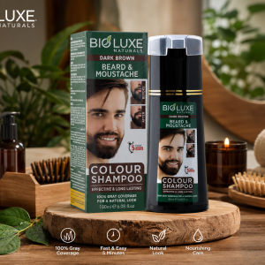 Men Beard Color Shampoo Dark Brown-180Ml MS Department Store Oman