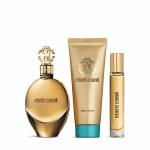 Roberto Cavalli Signature EDP-75ml + 15ml Purse Spray + 100ml Body Lotion  (Women) MS Department Store Oman