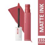 Maybelline Superstay Matte Ink Pink 155 Savant MS Department Store Oman