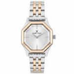 Daniel Klein Women'S Two-Tone Octagonal Analog Stainless Steel Wrist Watch – Silver Dial MS Department Store Oman