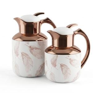 REGAL 0.5 + 1.0Ltr. Deluxe Vacuum Jug Set [LightCoffee] MS Department Store Oman