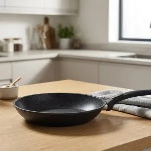 18Cm Forged Frypan - Black MS Department Store Oman