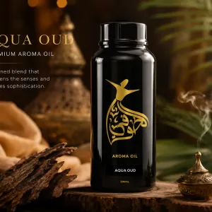 Aroma Oil Aqua Oud Pet (500Ml) MS Department Store Oman